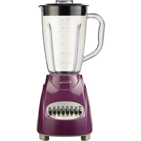 BRENTWOOD JB-220PR 12-Speed Blender with Plastic Jar (Purple)