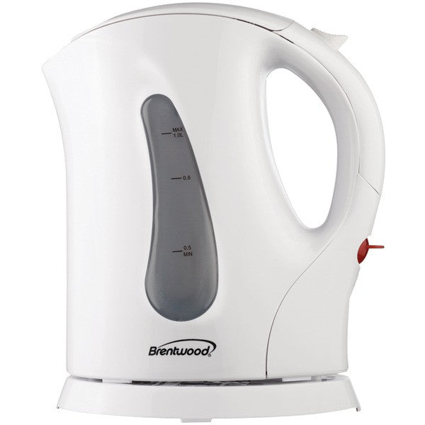 BRENTWOOD KT-1610 1L Cordless Plastic Tea Kettle