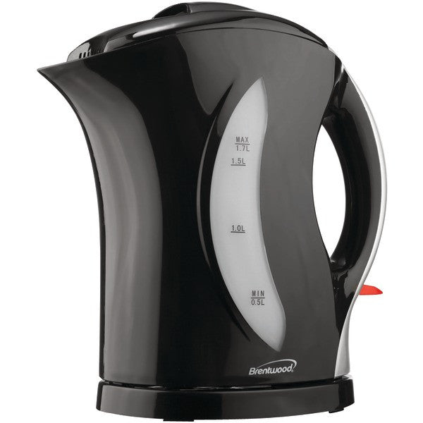 BRENTWOOD KT-1618 1.7-Liter Cordless Plastic Tea Kettle