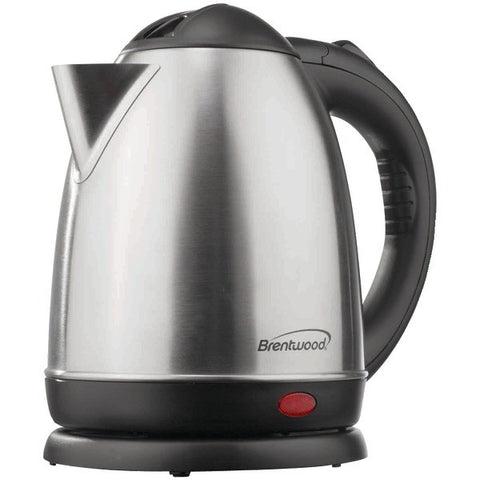 BRENTWOOD KT-1780 1.5-Liter Stainless Steel Electric Cordless Tea Kettle (Brushed stainless steel)