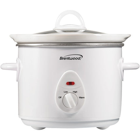 BRENTWOOD SC-135W 3-Quart Slow Cooker (White)