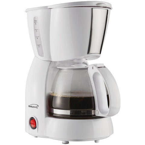 BRENTWOOD TS-213W 4-Cup Coffee Maker (White)