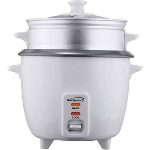 BRENTWOOD TS-600S Rice Cooker with Steamer (5 Cups, 400W)