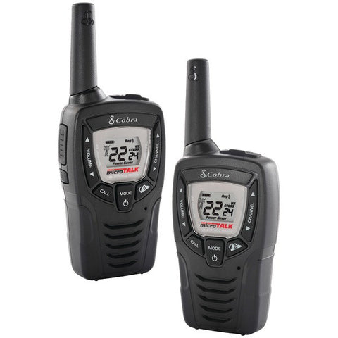 COBRA ELECTRONICS CX312 23-Mile 2-Way Radios, 2 pk