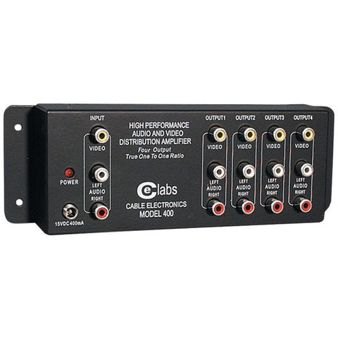 CE LABS AV 400 Prograde Composite A-V Distribution Amp (1 input - 4 output)