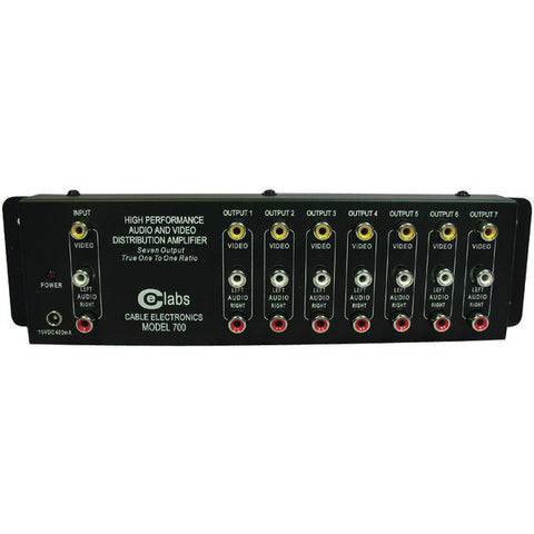 CE LABS AV 700 Prograde Composite A-V Distribution Amp (1 input - 7 output)