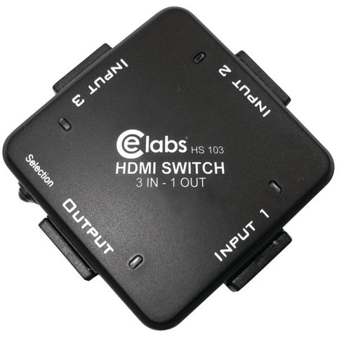 CE LABS HS103 3-In, 1-Out Auto HDMI(R) Switcher
