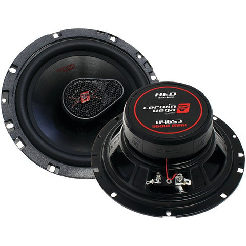 CERWIN-VEGA MOBILE H4653 HED 3-Way Coaxial Speakers (6.5", 320 Watts)