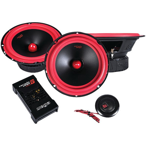 CERWIN-VEGA MOBILE V465C Vega Series 2-Way Speakers (6.5", 400 Watts max, Component System)