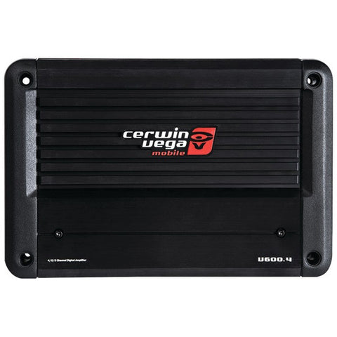 CERWIN-VEGA MOBILE V600.4 Vega Series Class D Amp (4 Channels, 600 Watts max)