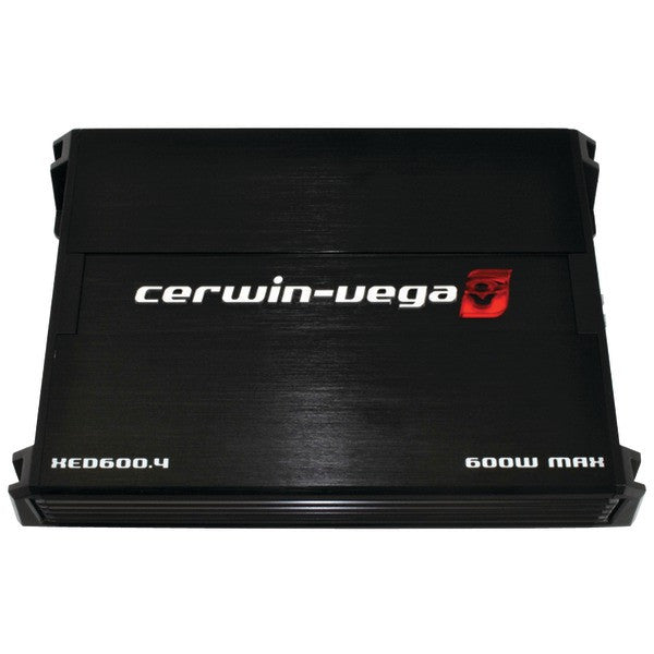 CERWIN-VEGA MOBILE XED600.4 XED 600-Watt Class AB Amp (4 Channels, 600W max)