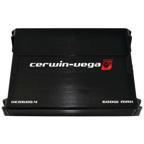 CERWIN-VEGA MOBILE XED600.4 XED 600-Watt Class AB Amp (4 Channels, 600W max)