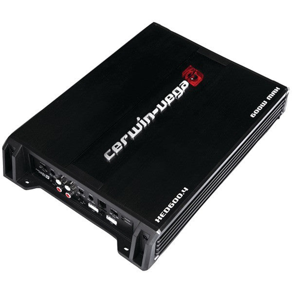 CERWIN-VEGA MOBILE XED7600.4 XED 7 Series Class AB Amp (4 Channels, 600 Watts)