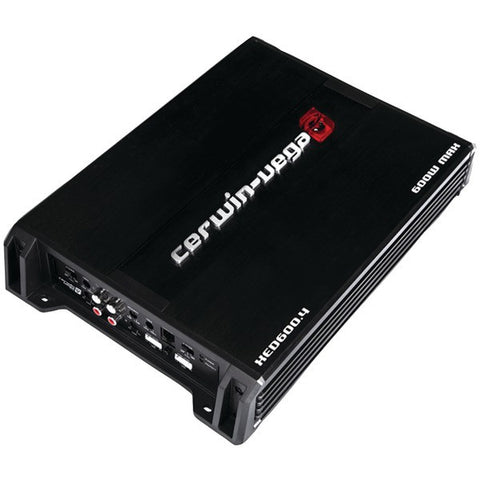 CERWIN-VEGA MOBILE XED7600.4 XED 7 Series Class AB Amp (4 Channels, 600 Watts)