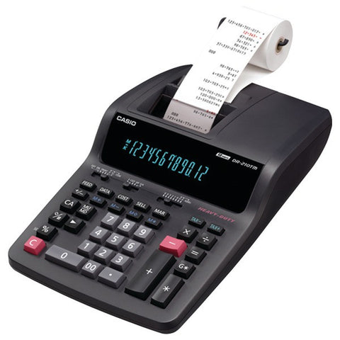 CASIO DR210TM Heavy-Duty Printing Calculator