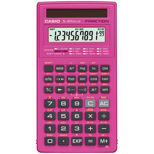 CASIO FX-260SLR-PK Scientific Calculator