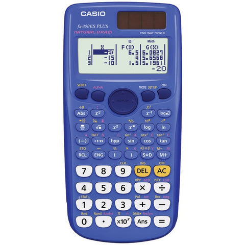 CASIO FX-300ESPLUS-BLU Fraction & Scientific Calculator (Blue)