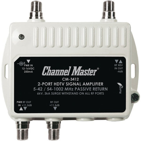 CHANNEL MASTER CM-3412 Ultra Mini Distribution Amp (2 Port)