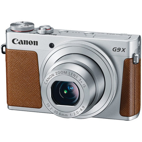 CANON 0924C001 20.0-Megapixel PowerShot(R) G9X Digital Camera (Silver)
