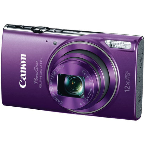 CANON 1081C001 20.2-Megapixel PowerShot(R) ELPH(R) 360 HS Digital Camera (Purple)