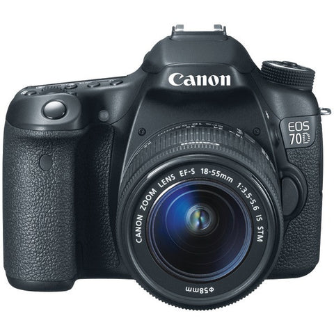 CANON 8469B016 20.2-Megapixel EOS 70D Digital SLR Camera (with 18mm-135mm IS STM Zoom)