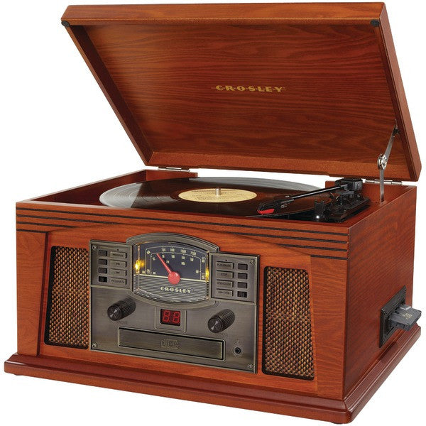 CROSLEY RADIO CR42C-PA Lancaster Musician Entertainment Centers (Paprika)