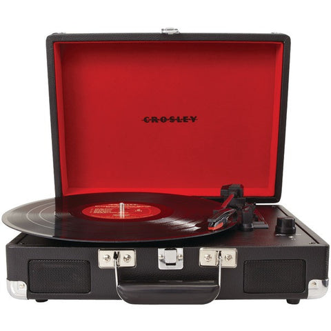 CROSLEY RADIO CR8005A-BK Cruiser Portable Turntables (Black)