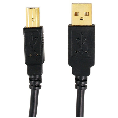AXIS 12-0081 A-Male to B-Male USB 2.0 Cable (10ft)