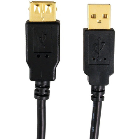 AXIS 12-0082 A-Male to A-Female USB 2.0 Cable, 6ft