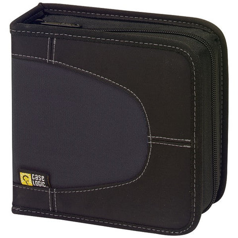 CASE LOGIC CDW-32BLACK Nylon CD Wallets (32 Disc)