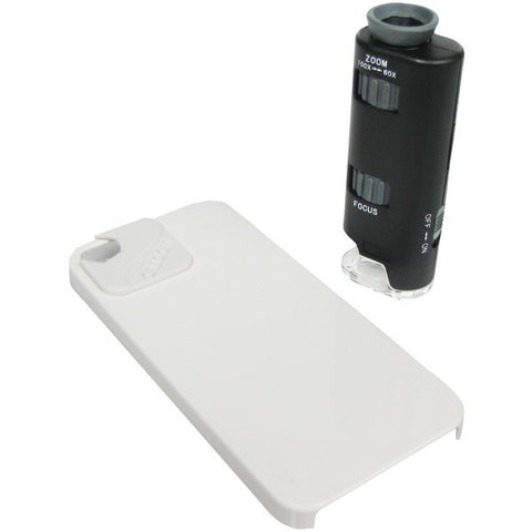CARSON MM-250 MicroMax Plus(R) iPhone(R) 4-4S 60x-100x Adapter Microscope