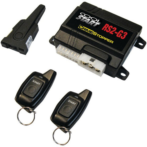 CRIMESTOPPER RS2-G3 Cool Start(TM) 2-Way LED Single-Button Remote-Start & Keyless-Entry System