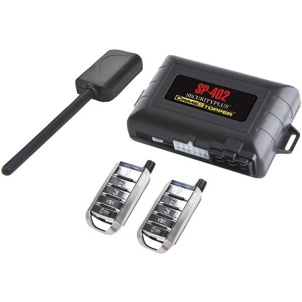 CRIMESTOPPER SP-402 Universal 1-Way Security & Remote-Start Combo