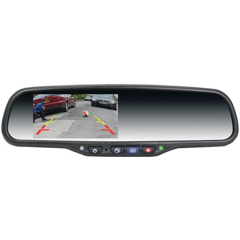 CRIMESTOPPER SV-9162 OEM Replacement-Style Mirror with 4.3" Screen & GM(R) OnStar(R) Integration