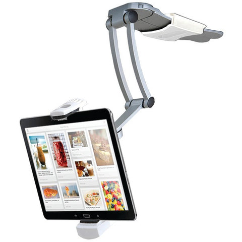 CTA Digital PAD-KMS iPad Air(R)-iPad mini(TM)-Surface(TM) Pro 4 & 7"-12" Tablets 2-in-1 Kitchen Mount Stand