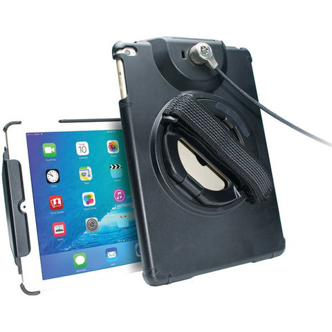 CTA Digital PAD-ACGA iPad Air(R)-iPad Air(R) 2 Antitheft Case with Built-in Grip Stand
