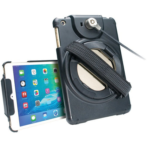 CTA Digital PAD-ACGM iPad mini(TM)-iPad mini(TM) 2-iPad mini(TM) 3-iPad mini(TM) 4 Antitheft Case with Built-in Grip Stand