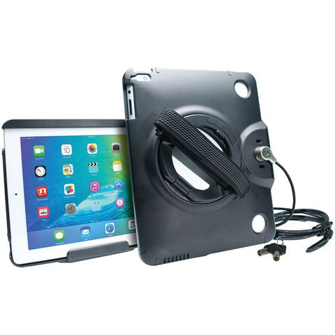 CTA Digital PAD-ACG iPad(R)-iPad Air(R) Antitheft Case with Built-in Grip Stand