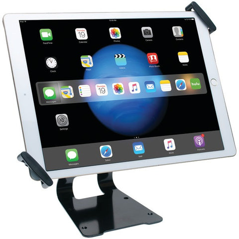 CTA Digital PAD-ATGSL iPad Pro(TM)-Tablet Adjustable Antitheft Security Grip Stand (Silver)