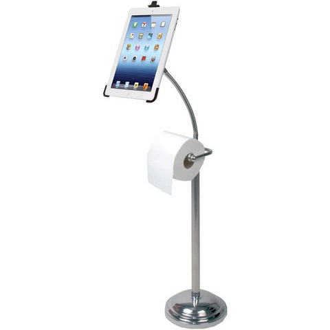 CTA Digital PAD-TSB iPad(R) with Retina(R) display-iPad(R) 3rd Gen-iPad(R) 2 Pedestal Stand with Roll Holder