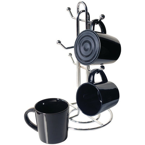 CTA Digital SP-BMSB Bluetooth(R) Speaker Mug with Mug Stand & 2 Real Mugs