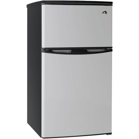 Igloo FR834 3.2 Cubic-ft Stainless Steel Refrigerator with 2 Doors