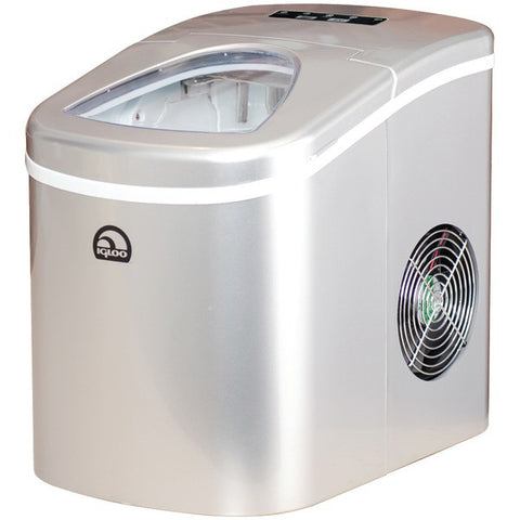 Igloo ICE108-SILVER Compact Ice Maker (Silver)