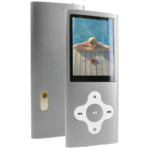 CURTIS MPK8099BUK-SILVER 8GB 2.0" Video MP3 Players (Silver)