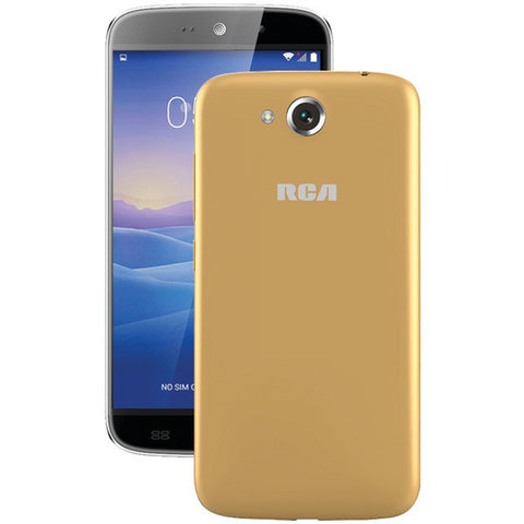 RCA RLTP5567-CHAMPAGNE 5.5" IPS Android(TM) Quad-Core Smartphone (Beige-Champagne)