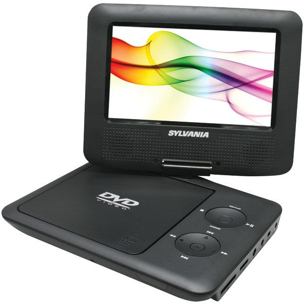 SYLVANIA SDVD7027 BLACK 7" Swivel-Screen Portable DVD Players (Black)