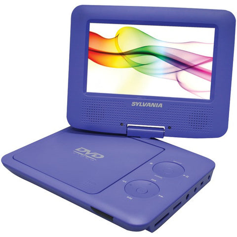 SYLVANIA SDVD7027 PURPLE 7" Swivel-Screen Portable DVD Players (Purple)