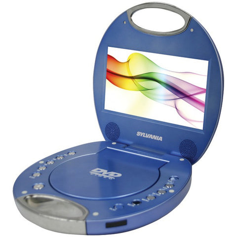 SYLVANIA SDVD7046-BLUE 7" Portable DVD Players with Integrated Handle (Blue)
