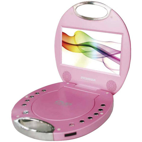 SYLVANIA SDVD7046-PINK 7" Portable DVD Players with Integrated Handle (Pink)