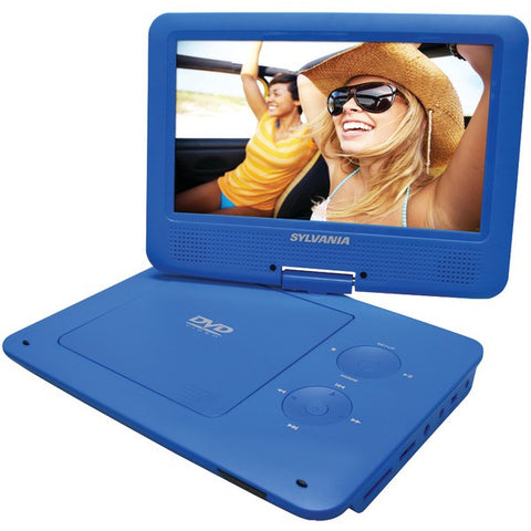 SYLVANIA SDVD9020B-BLUE 9" Portable DVD Players with 5-Hour Battery (Blue)